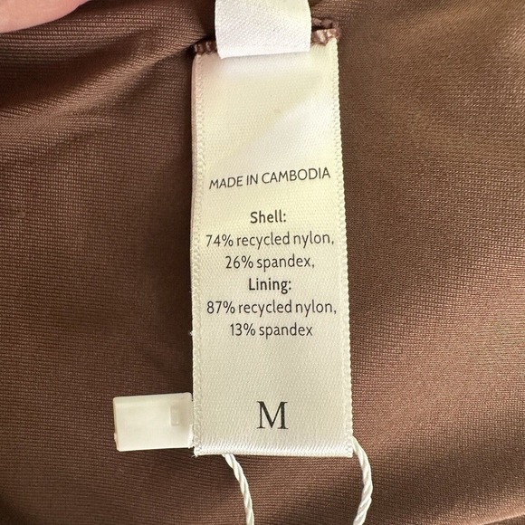 Andie Swimwear The Riviera High Waisted Bottom Women Sz Med Espresso Sculpting - Picture 5 of 8